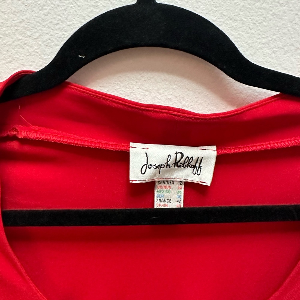 Joseph Ribkoff Red Blouse - Picture 5 of 6